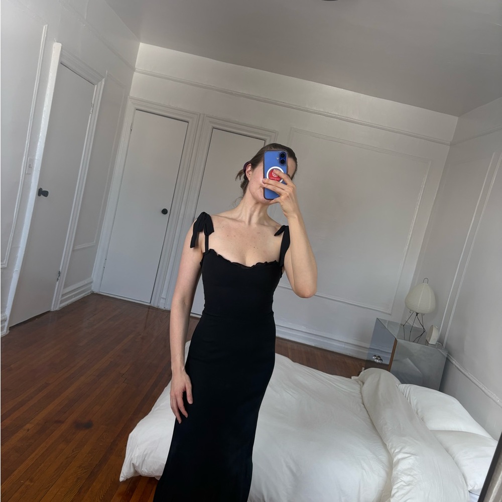 Reformation Nikita Dress – Black, Size 6 - Picture 3 of 6